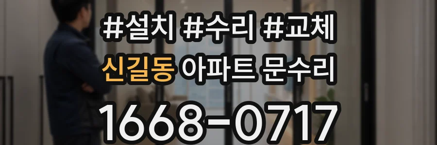 신길동 아파트 문수리