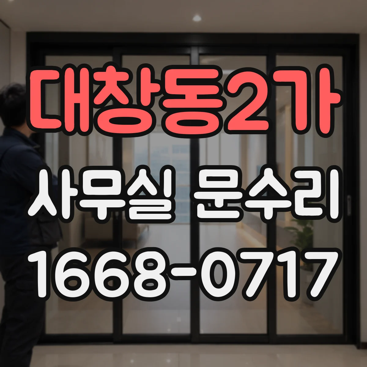 대창동2가 사무실 문수리