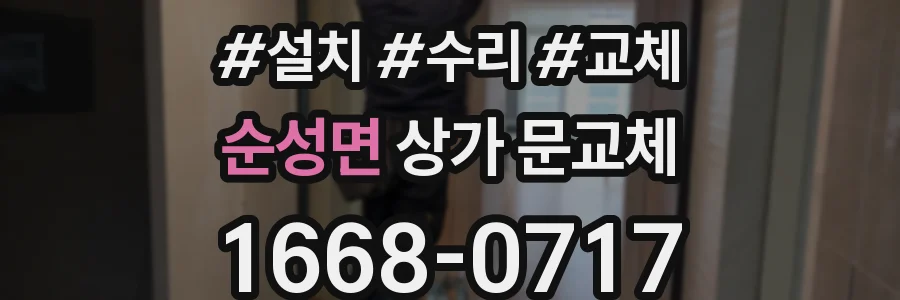 순성면 상가 문교체