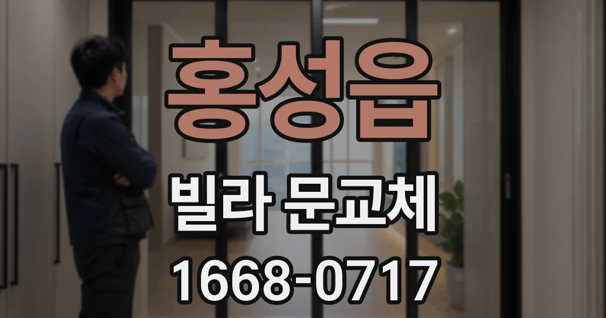홍성읍 빌라 문교체