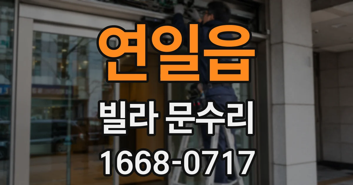 연일읍 빌라 문수리