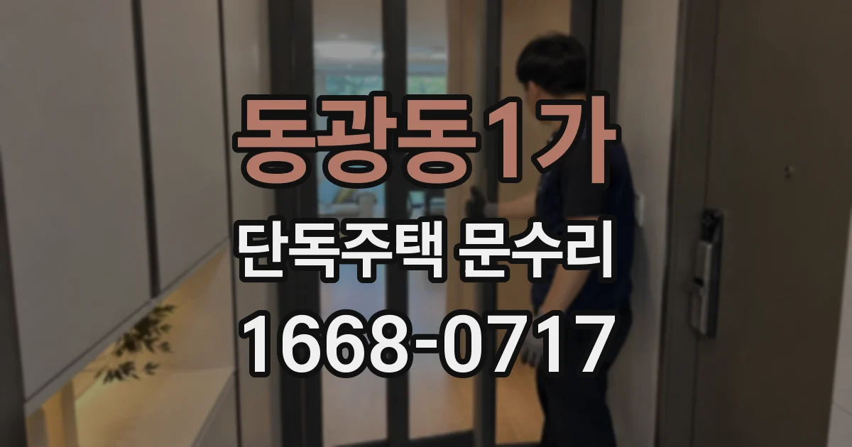 동광동1가 단독주택 문수리