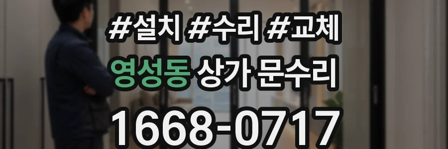 영성동 상가 문수리