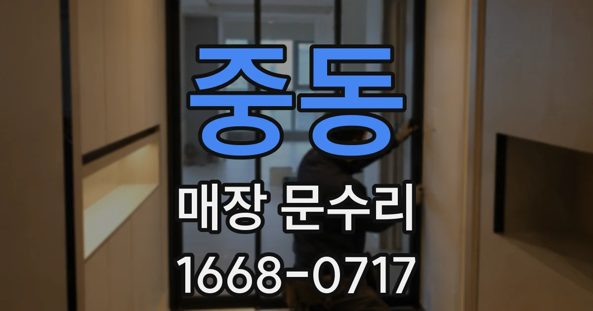 중동 매장 문수리