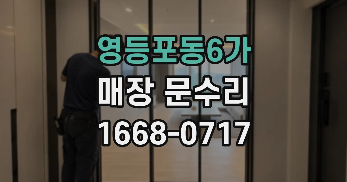 영등포동6가 매장 문수리