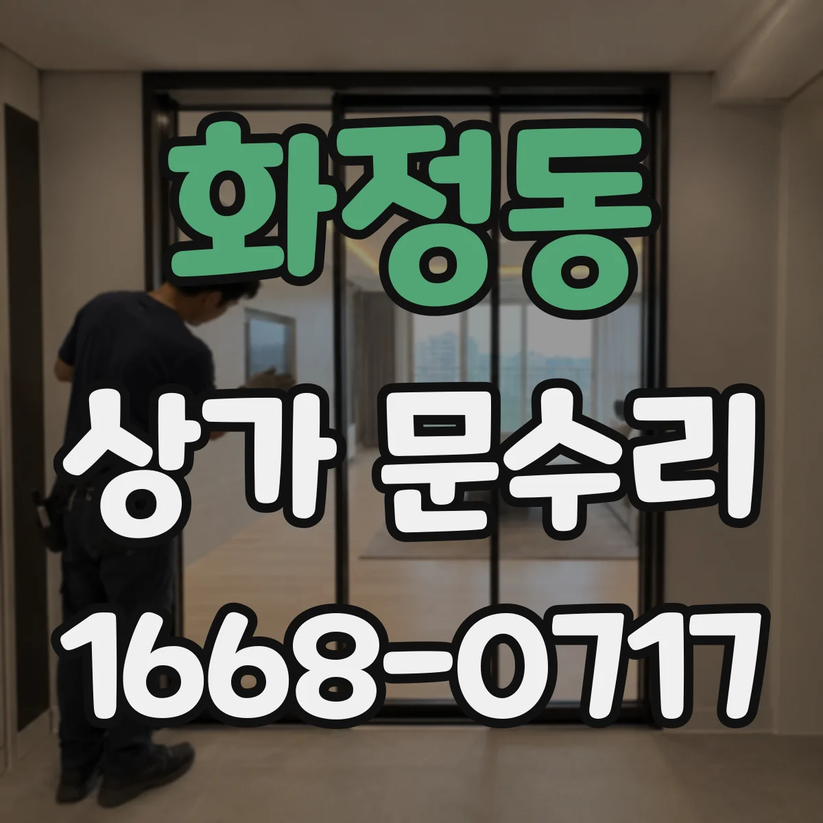 화정동 상가 문수리