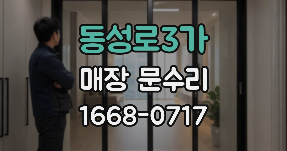 동성로3가 매장 문수리