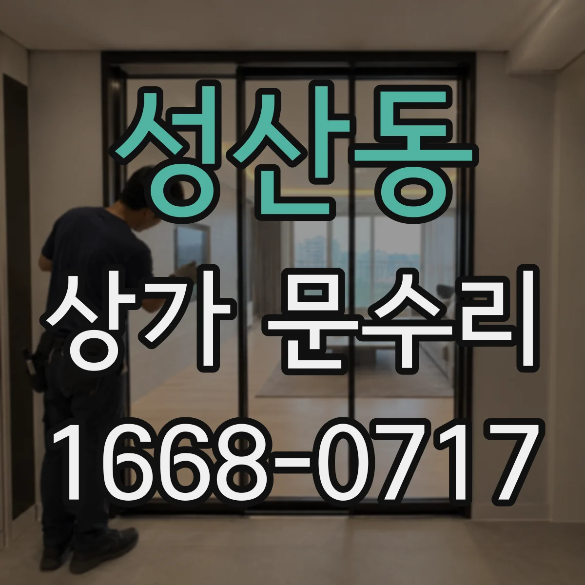 성산동 상가 문수리