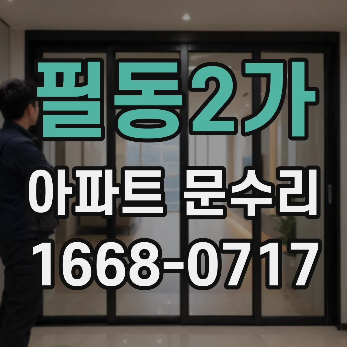 필동2가 아파트 문수리