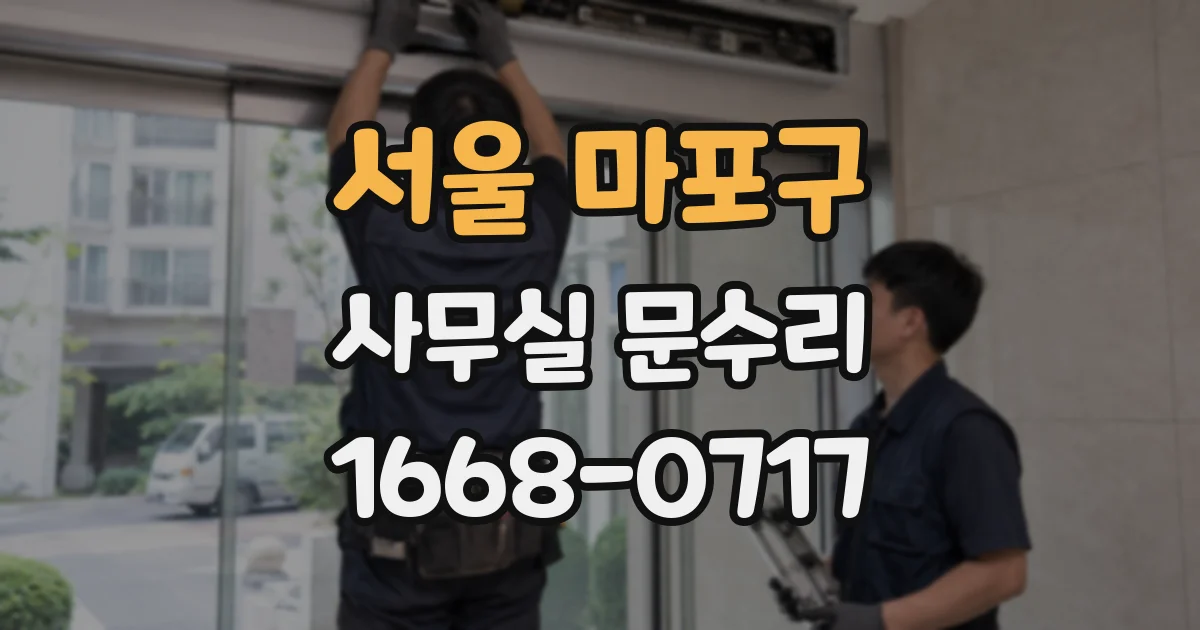 서울 마포구 사무실 문수리