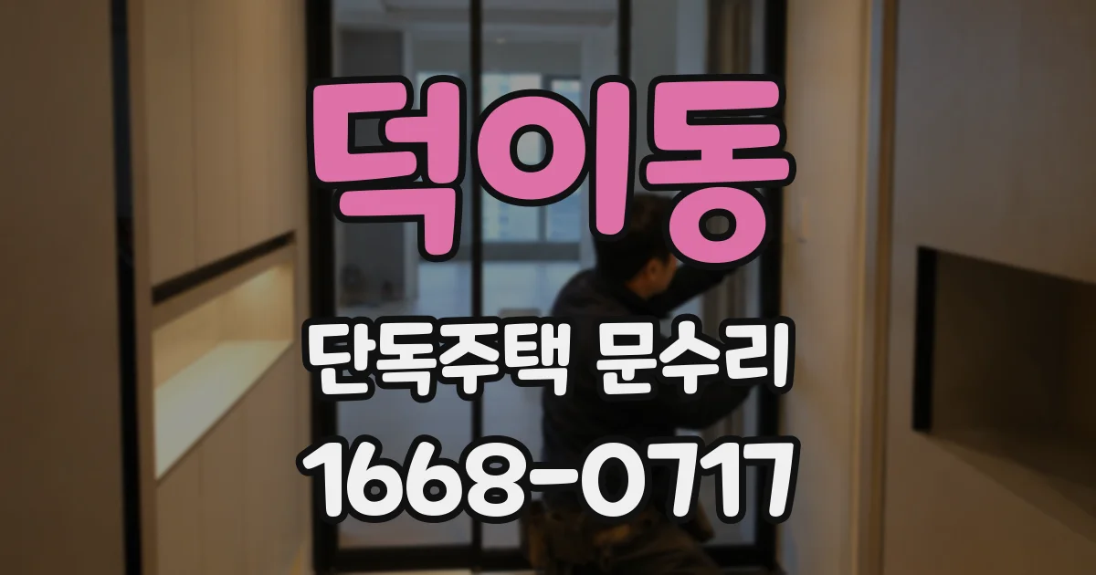 덕이동 단독주택 문수리