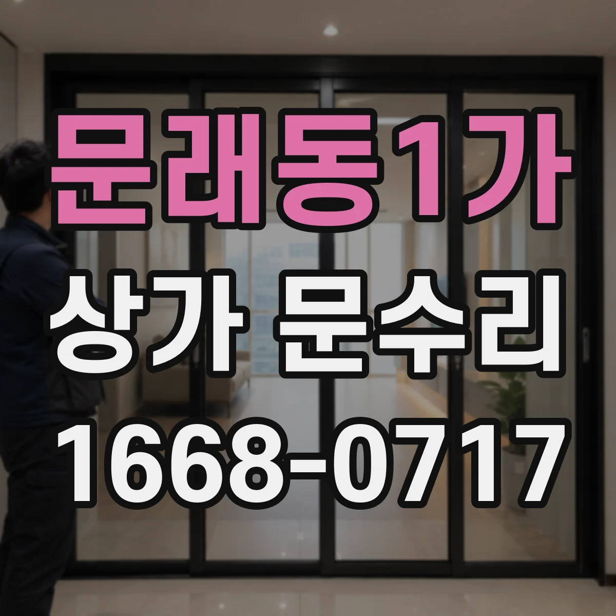 문래동1가 상가 문수리