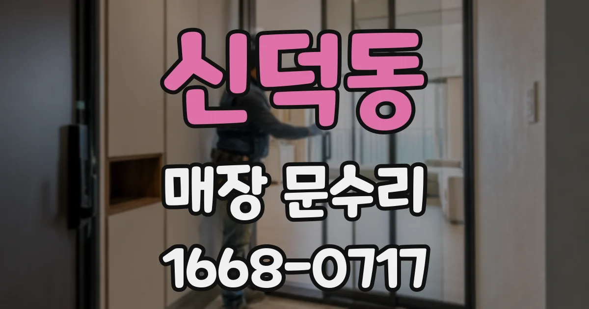 신덕동 매장 문수리
