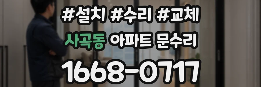 사곡동 아파트 문수리
