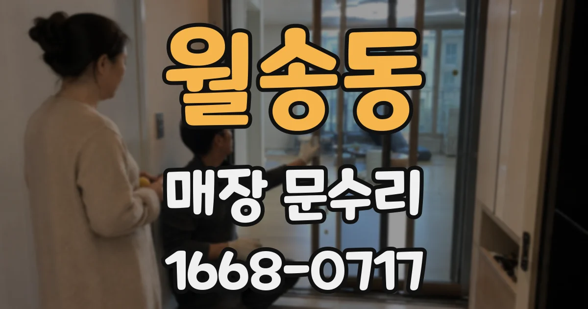 월송동 매장 문수리