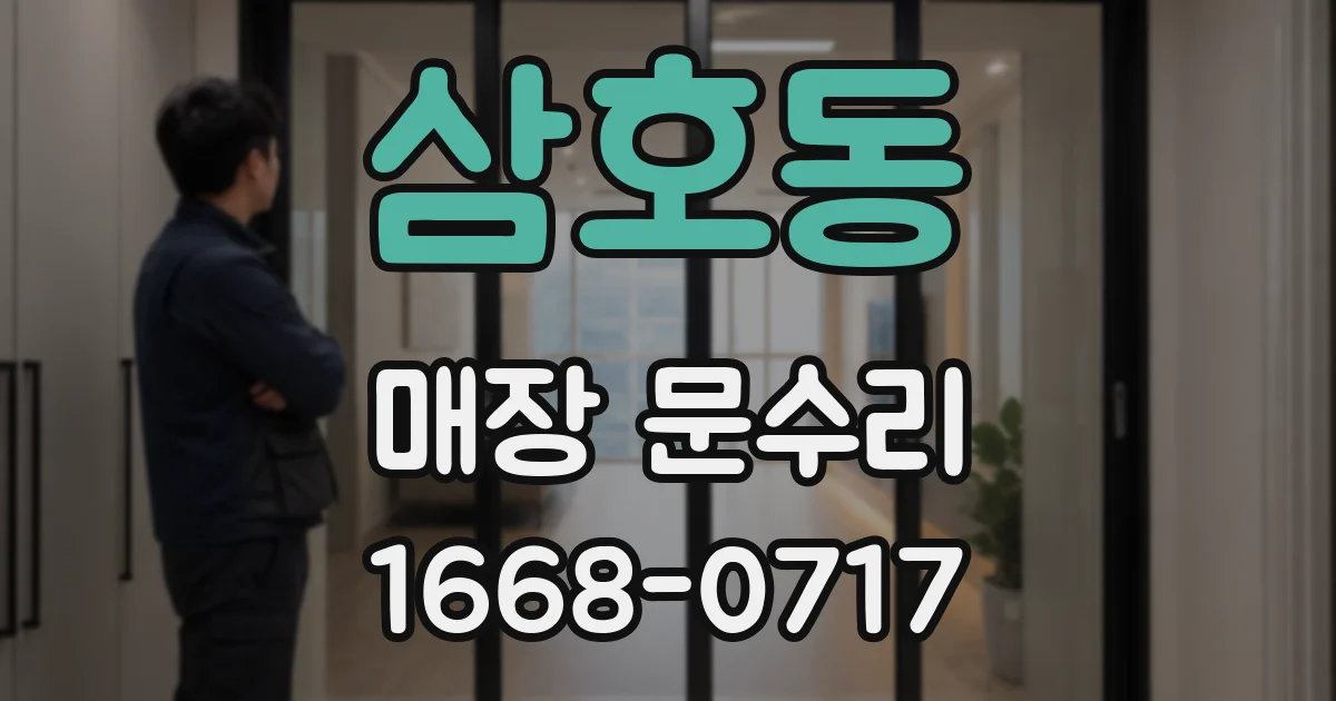 삼호동 매장 문수리