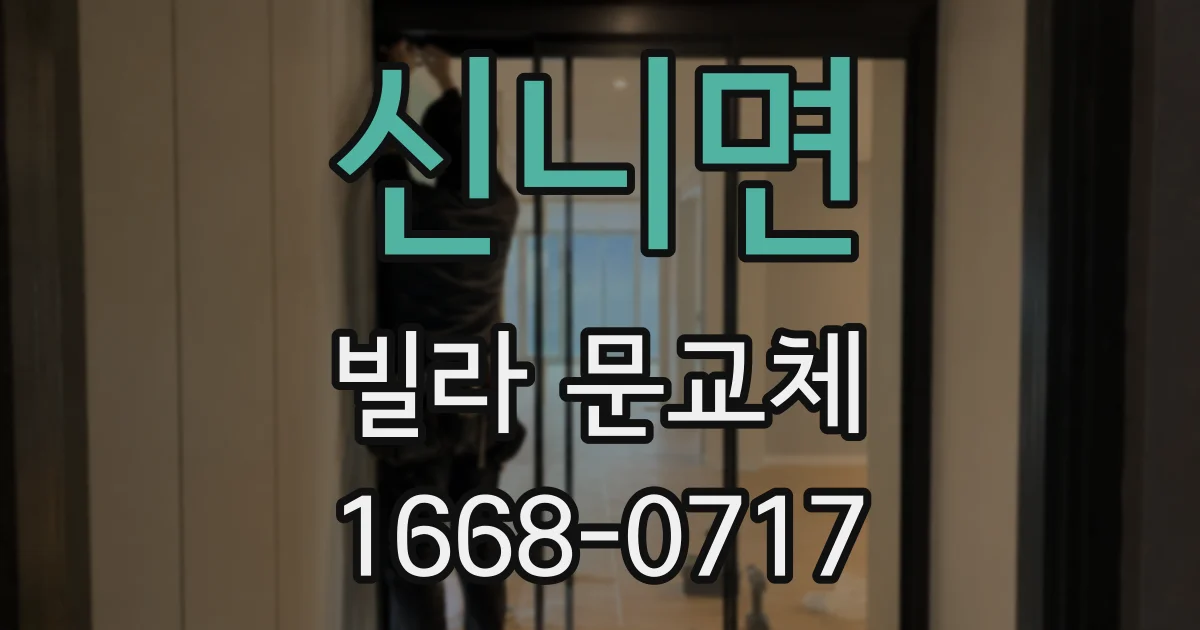 신니면 빌라 문교체