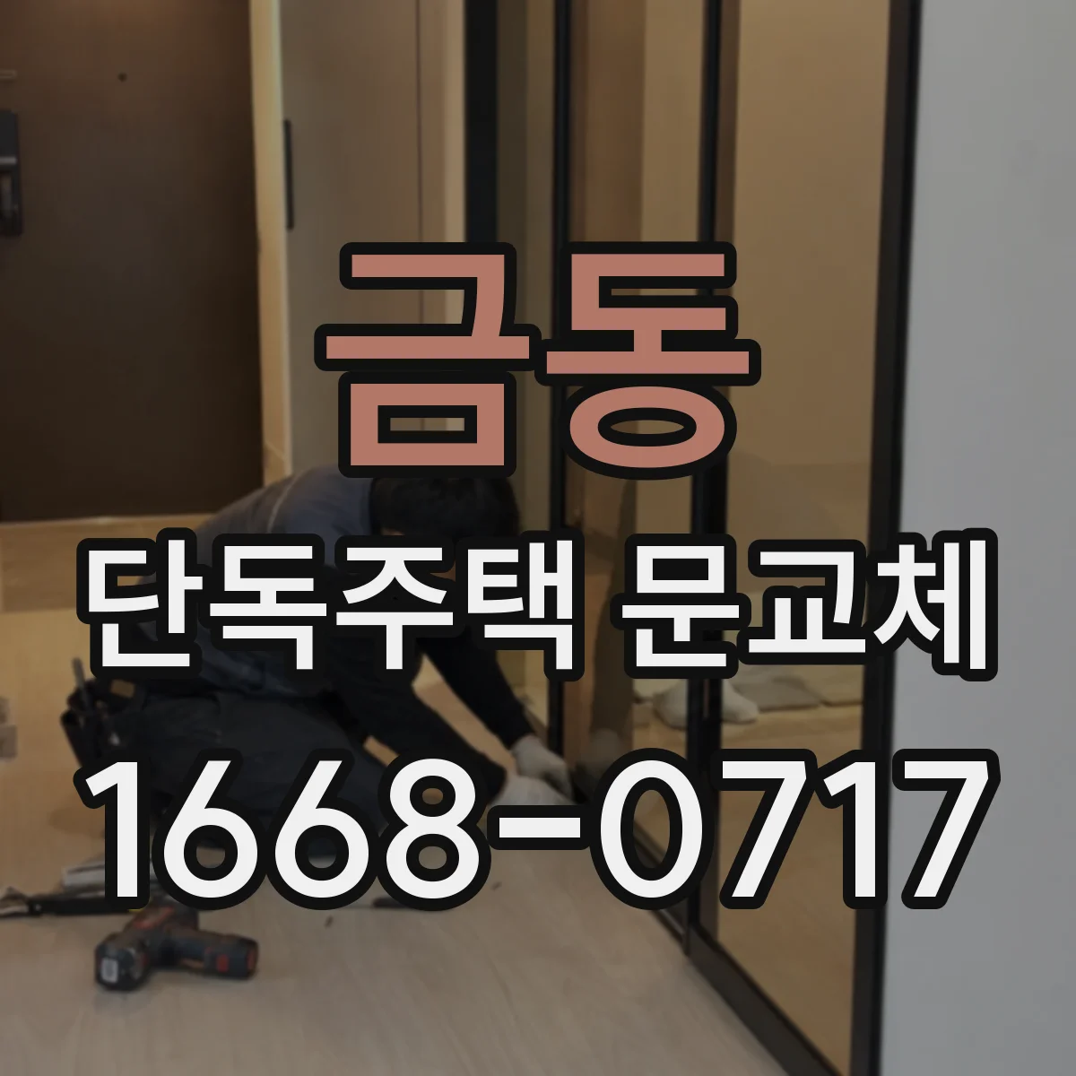 금동 단독주택 문교체