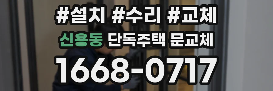 신용동 단독주택 문교체