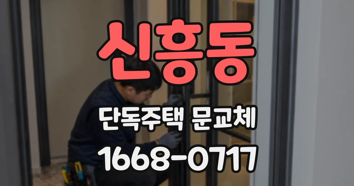 신흥동 단독주택 문교체