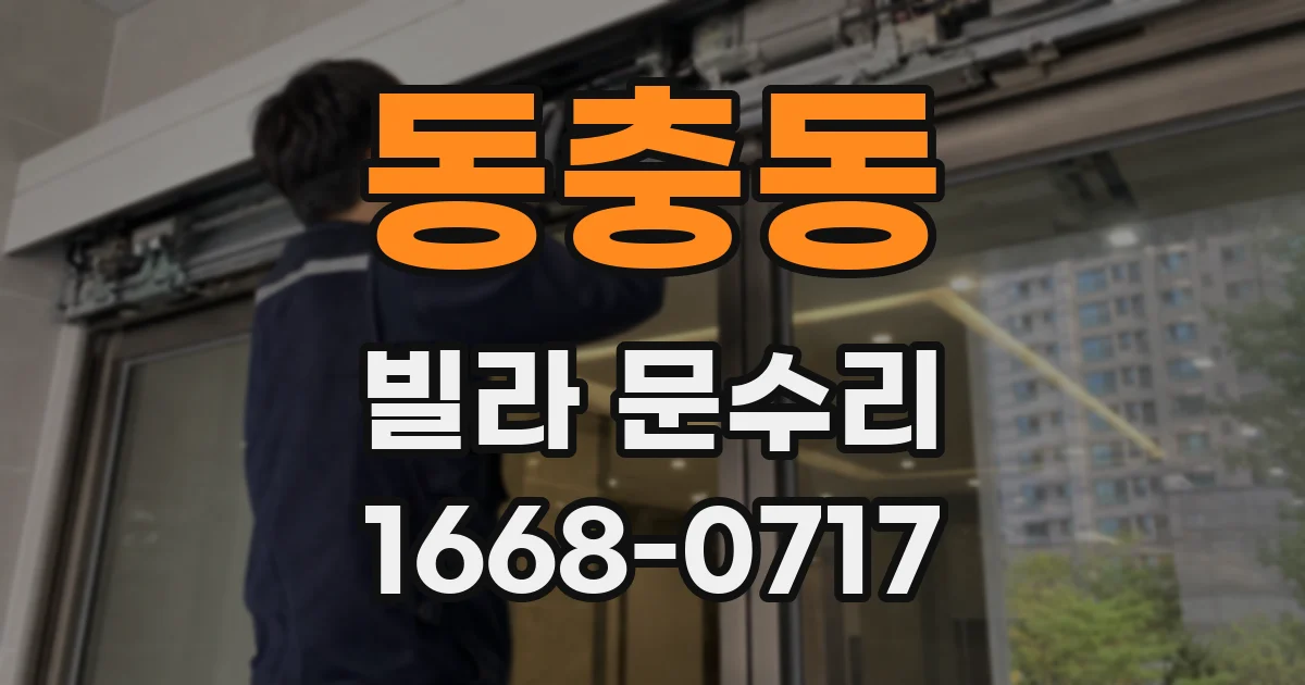 동충동 빌라 문수리