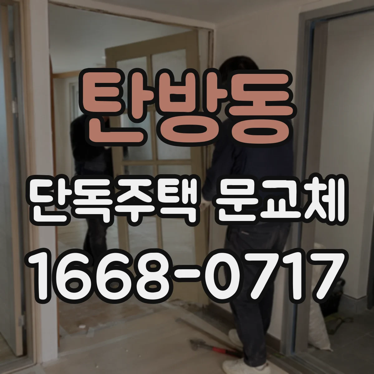 탄방동 단독주택 문교체