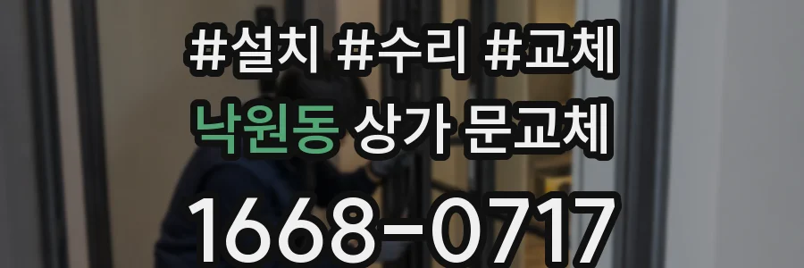 낙원동 상가 문교체