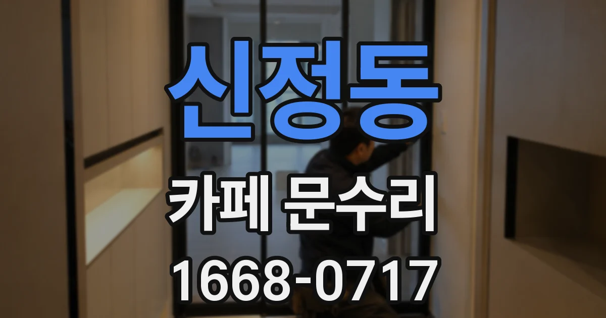 신정동 카페 문수리