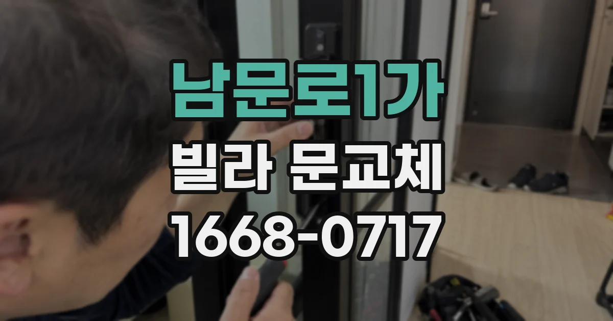 남문로1가 빌라 문교체