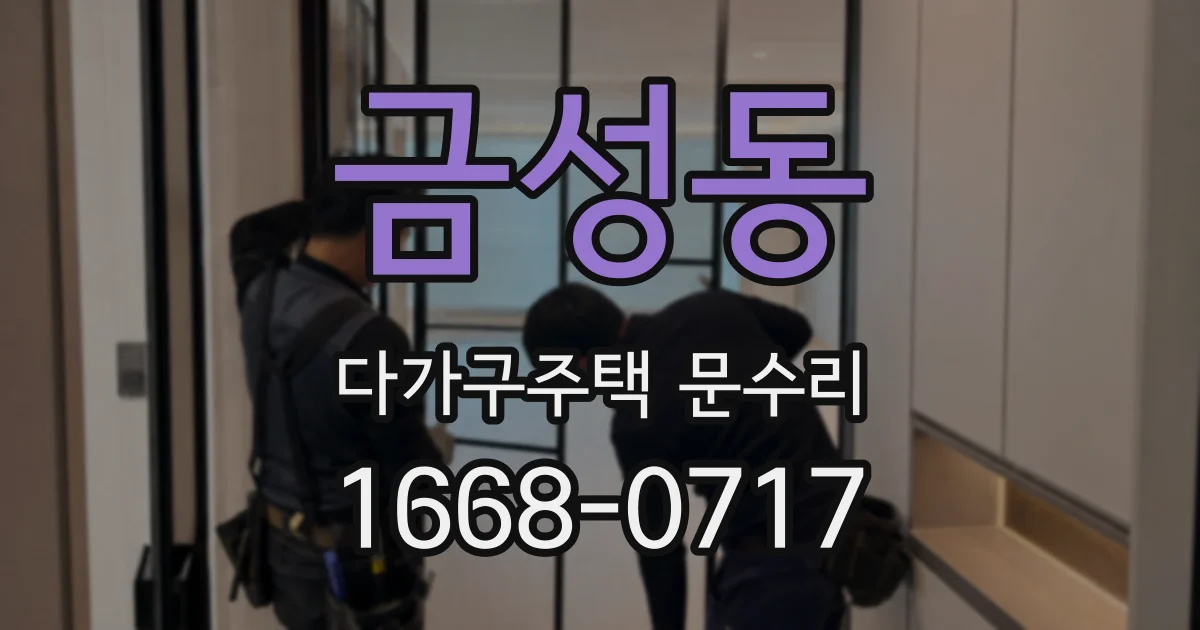 금성동 다가구주택 문수리