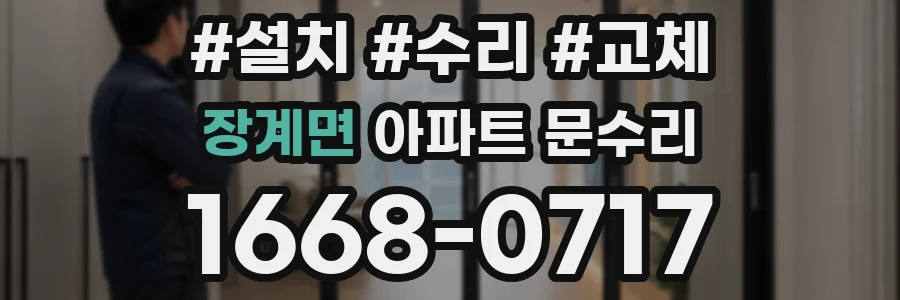 장계면 아파트 문수리