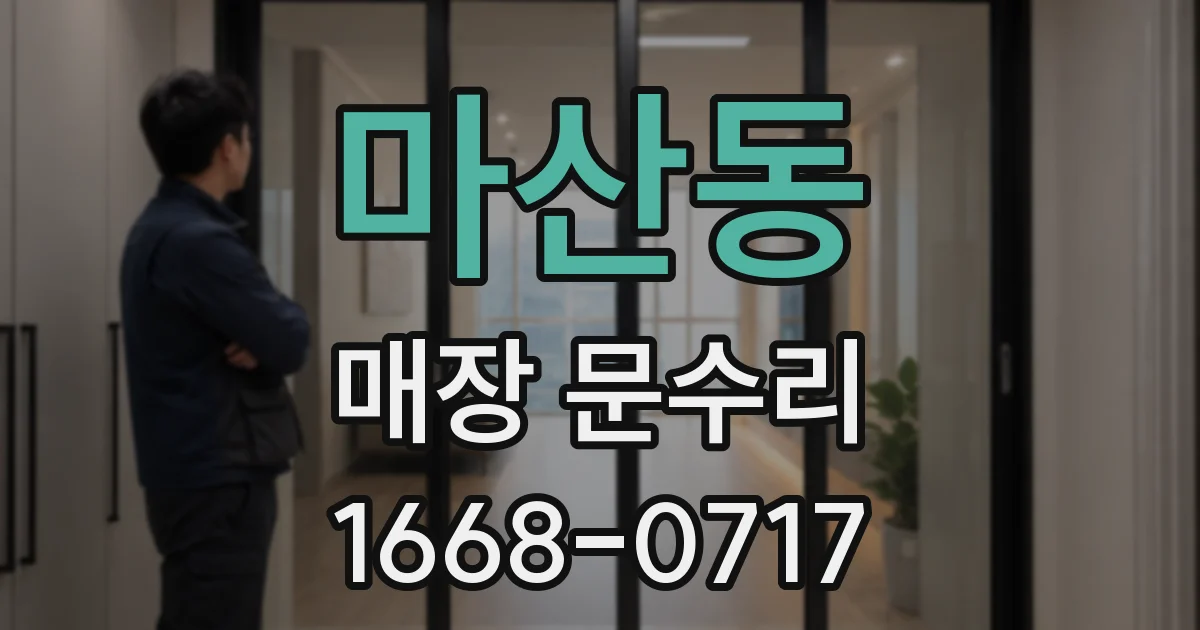 마산동 매장 문수리