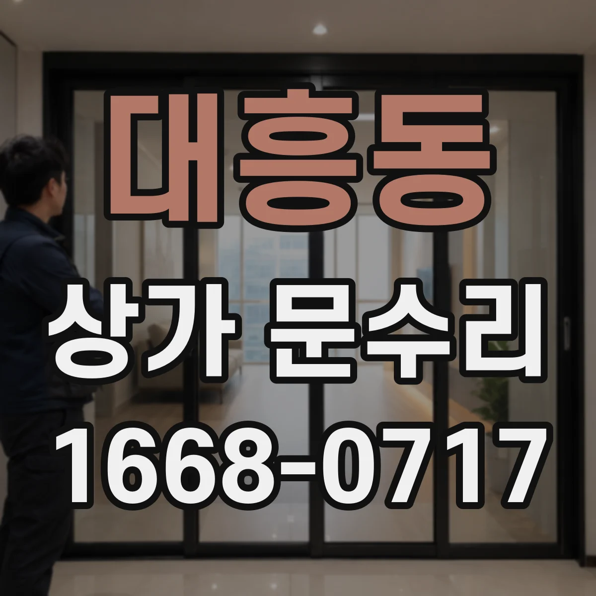 대흥동 상가 문수리