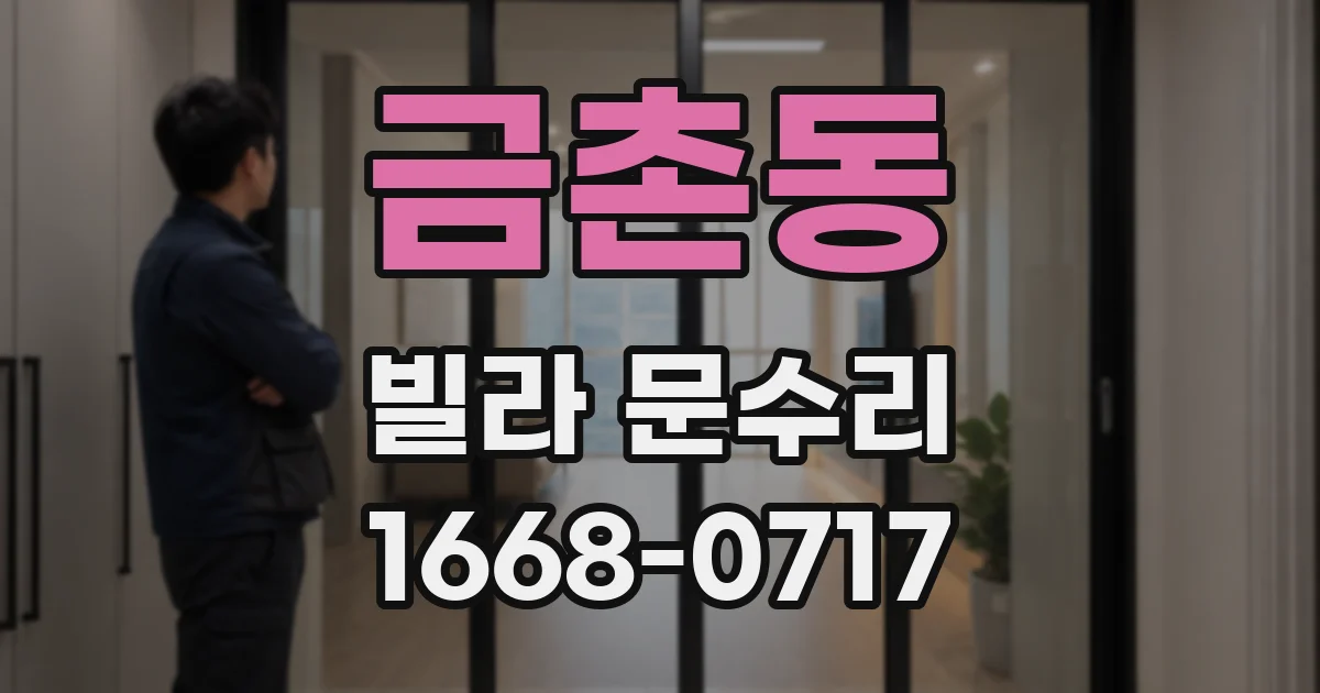 금촌동 빌라 문수리