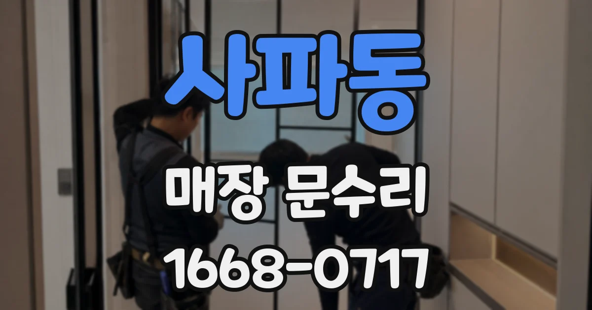 사파동 매장 문수리