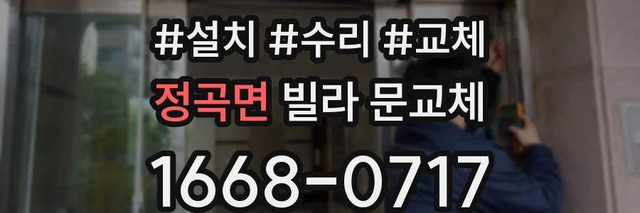 정곡면 빌라 문교체