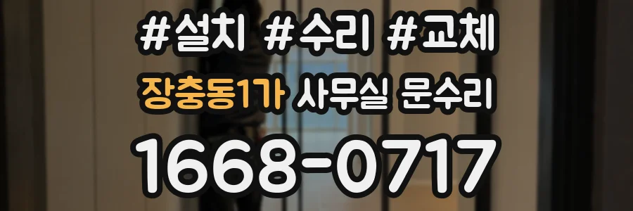 장충동1가 사무실 문수리