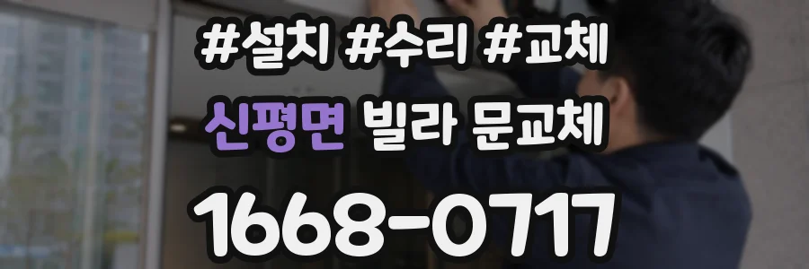 신평면 빌라 문교체