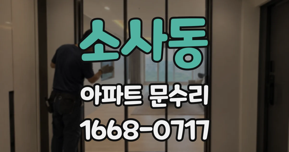 소사동 아파트 문수리
