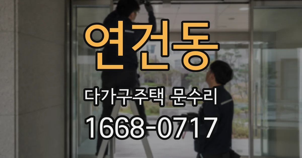 연건동 다가구주택 문수리