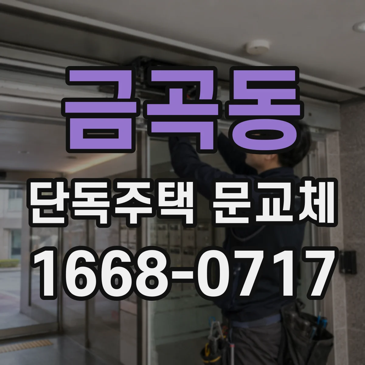 금곡동 단독주택 문교체