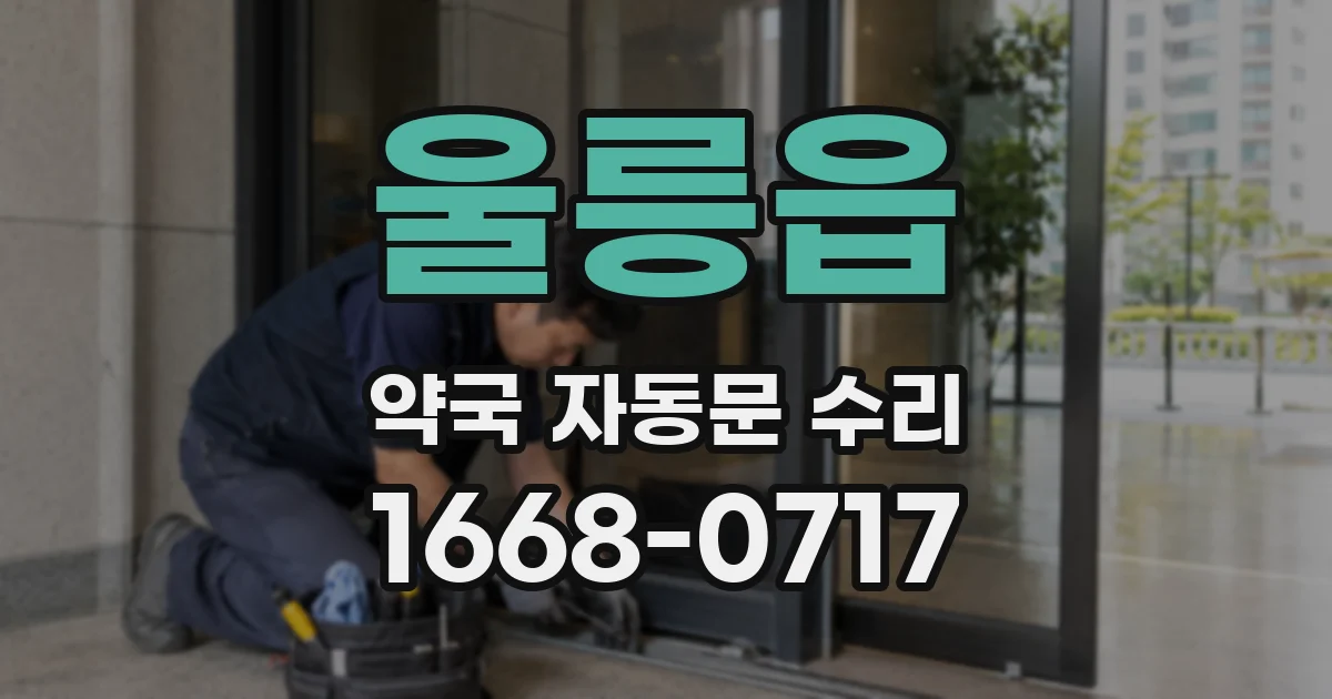 울릉읍 약국 자동문 수리