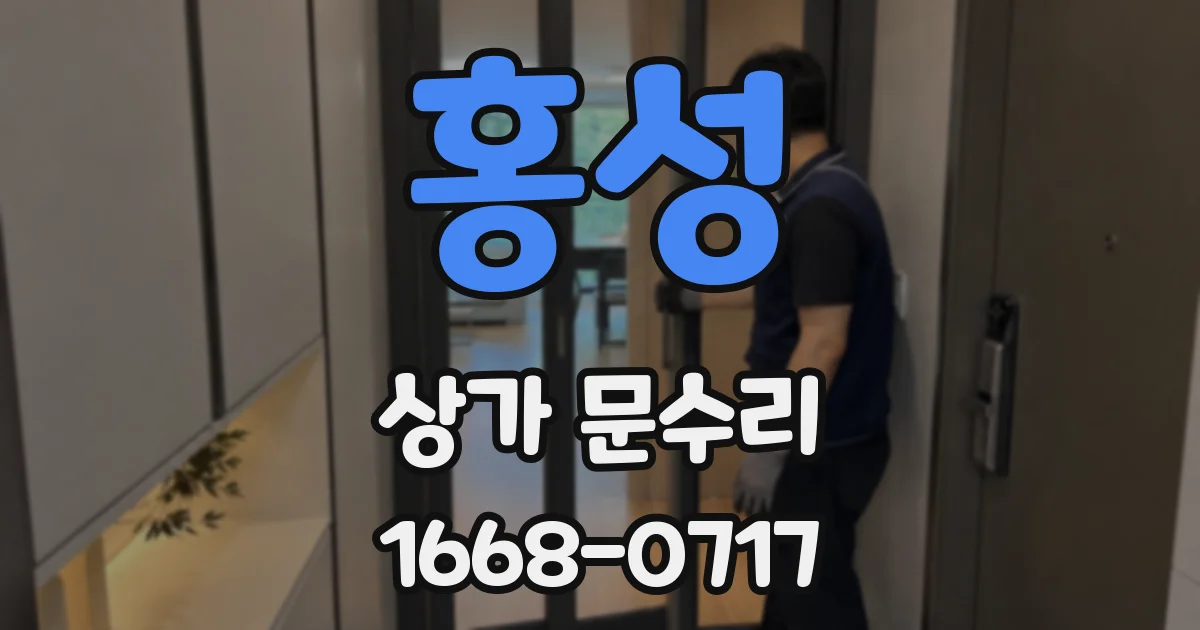 홍성 상가 문수리