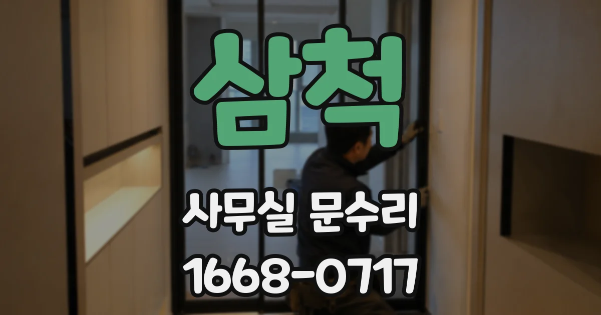 삼척 사무실 문수리