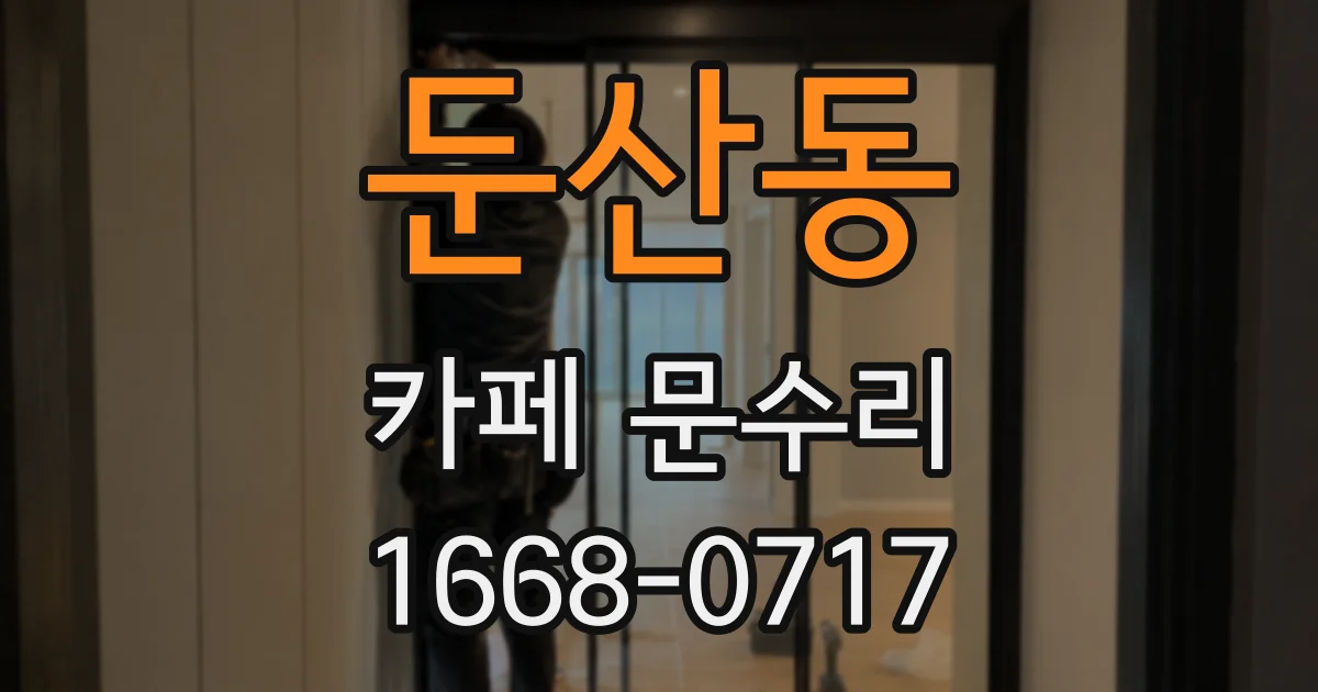 둔산동 카페 문수리