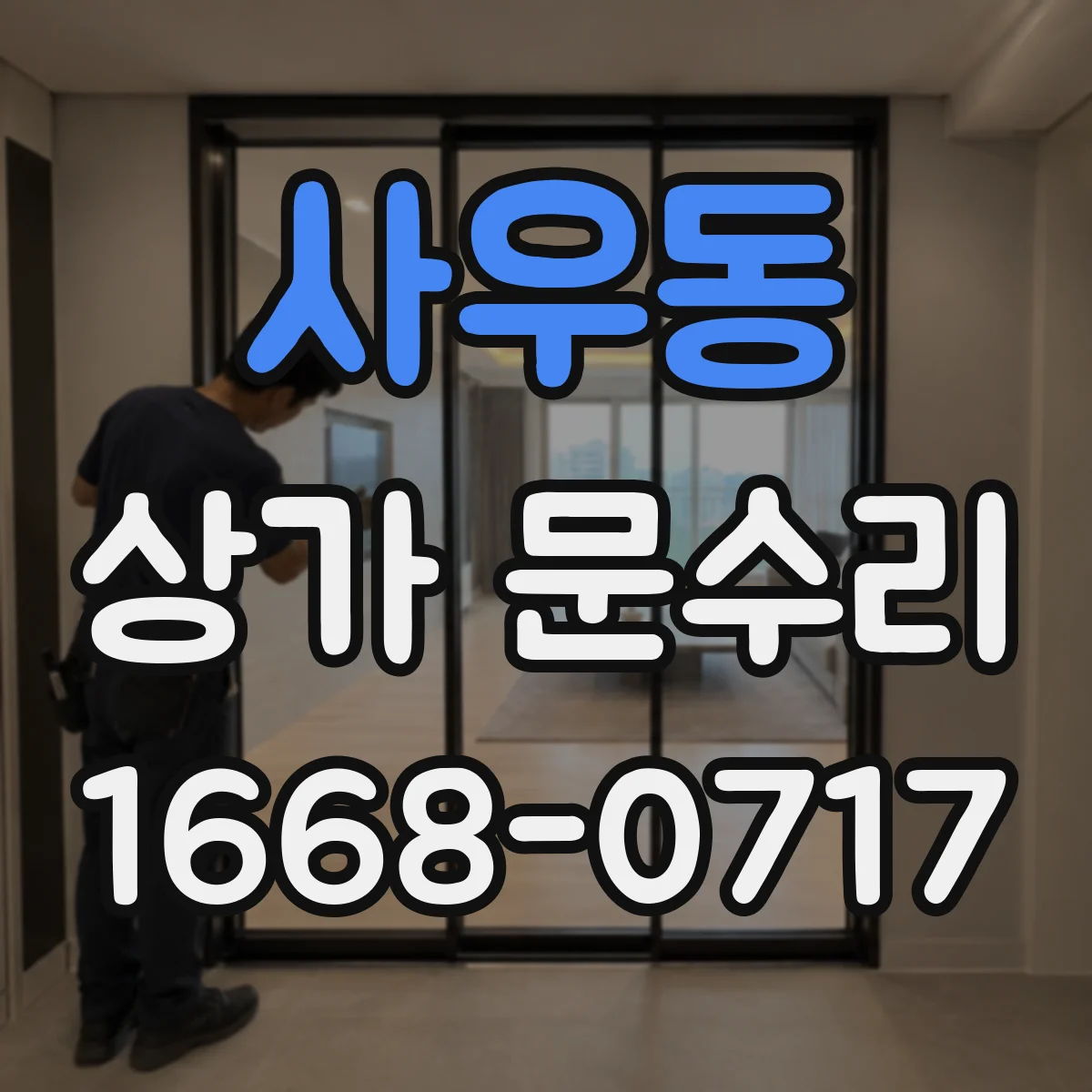 사우동 상가 문수리