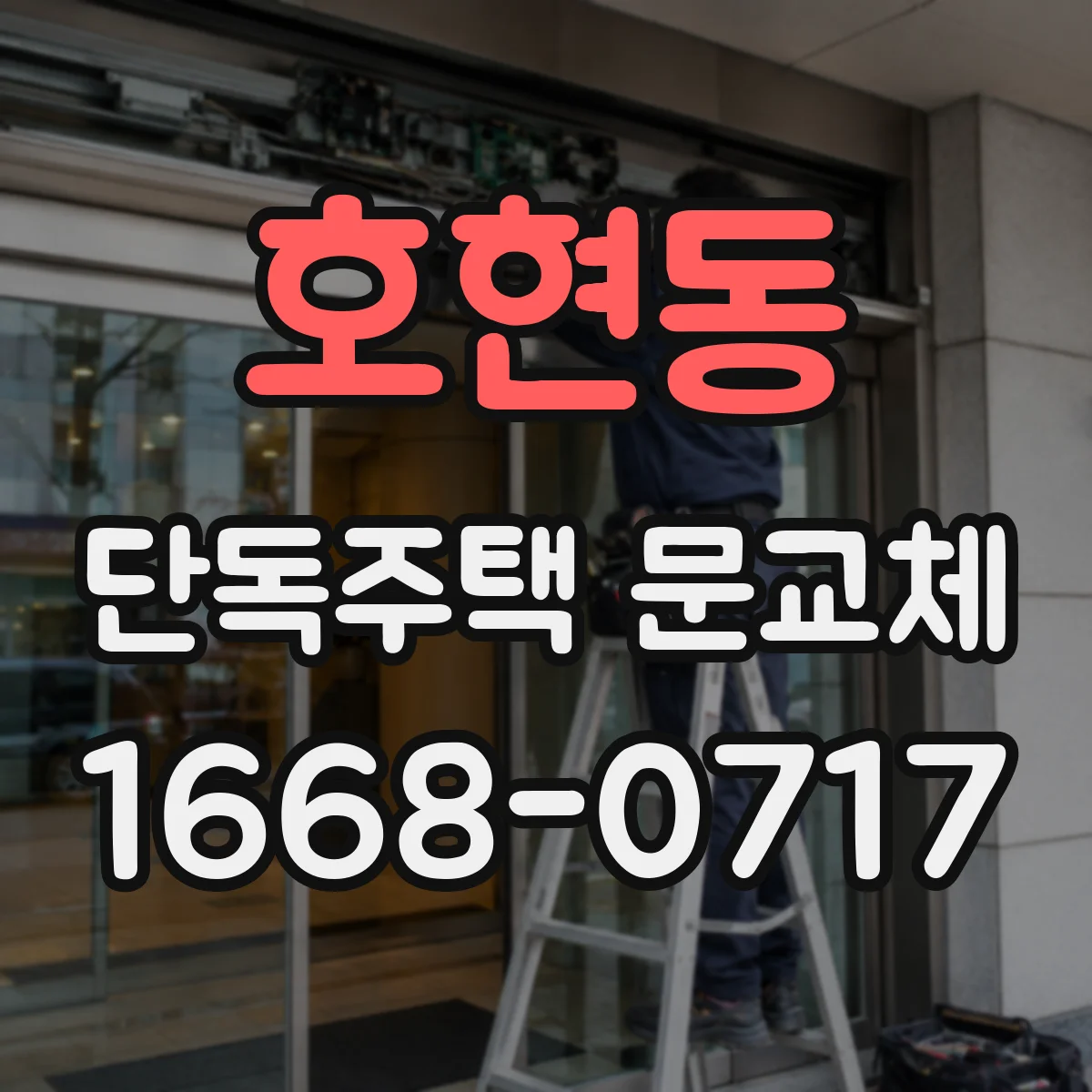 호현동 단독주택 문교체