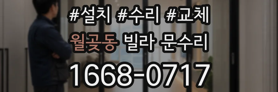 월곶동 빌라 문수리