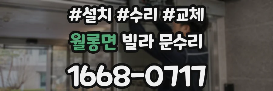 월롱면 빌라 문수리