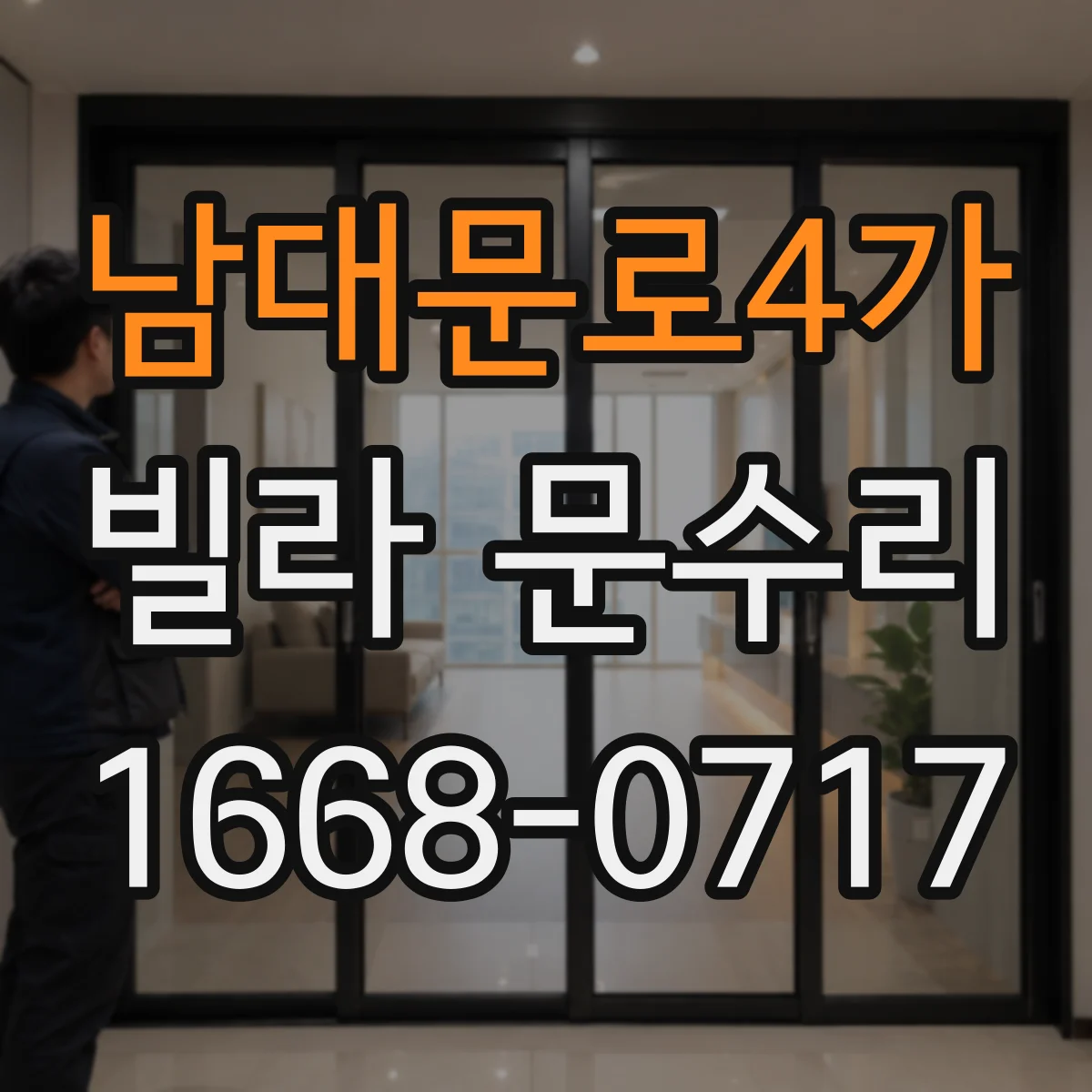 남대문로4가 빌라 문수리 도어 도장 까짐 응급 보수부터 마감까지